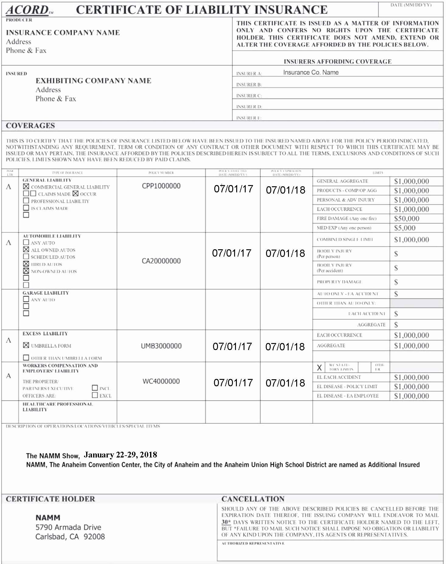 Acord 35 Inspirational Acord 35 Printable Best Documents Ideas Int Moth Documents